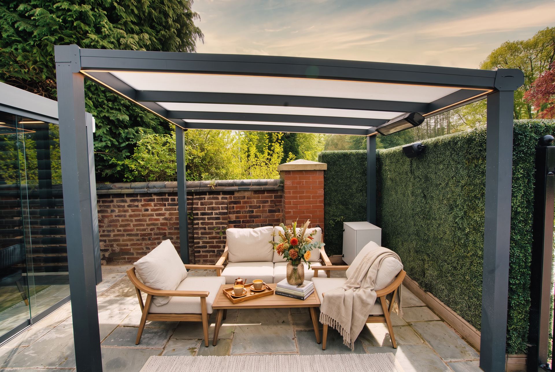 Vale Rowan veranda, installed